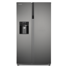 یخچال فریزر ساید بای ساید  ایکس ویژن مدل HS550-SI رنگ سیلور – پس کرایه