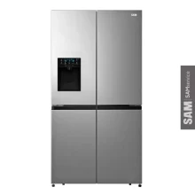 یخچال فریزر ساید‌بای‌ساید سام مدل ROMANO/S رنگ سیلور