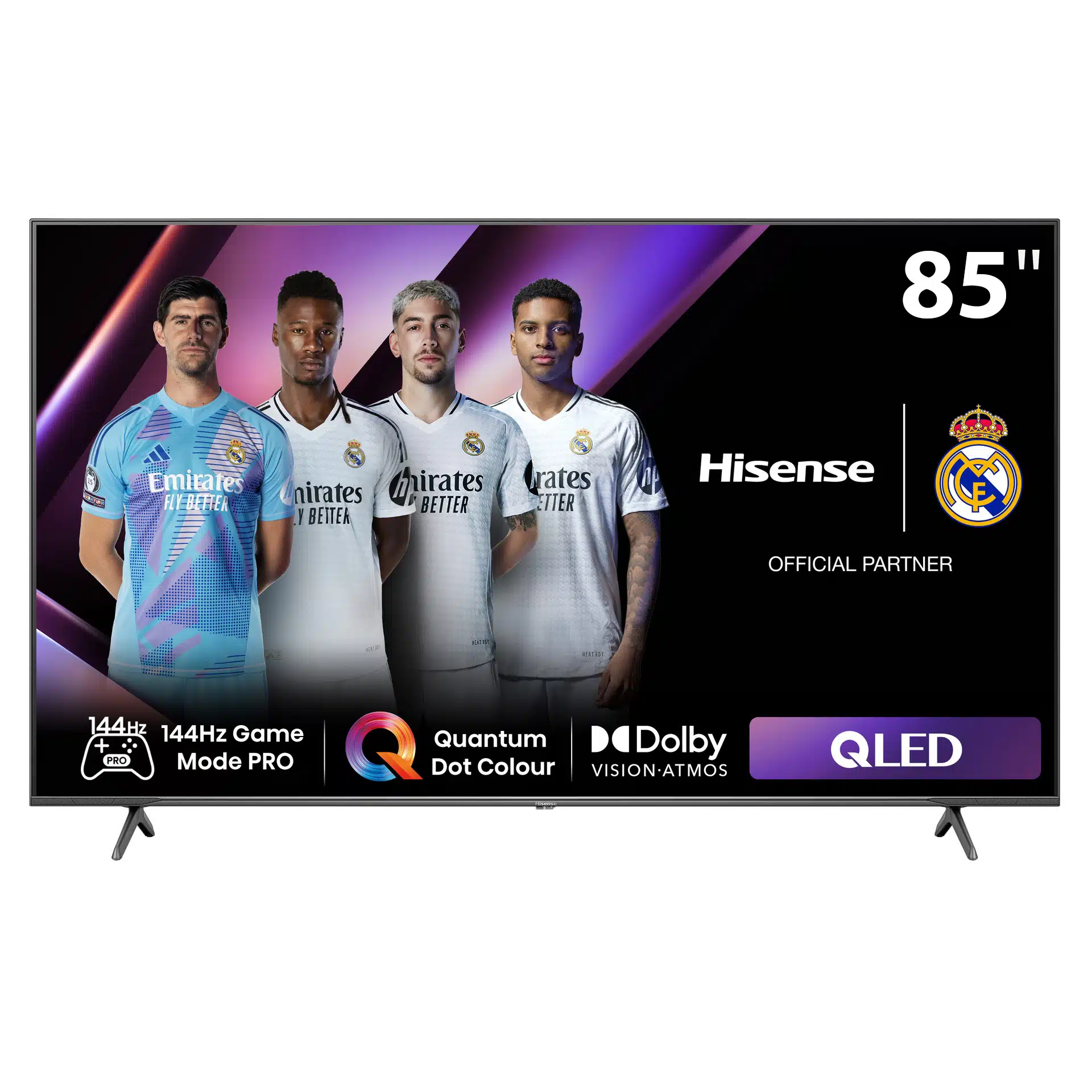 تلویزیون QLED هوشمند هایسنس مدل 85Q7N سایز ۸۵ اینچ با ۲۴ ماه ضمانت زرین نمای کاسپین