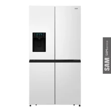 یخچال فریزر ساید‌بای‌ساید سام مدل ROMANO/W رنگ سفید